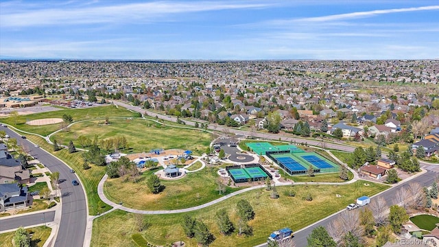 drone / aerial view