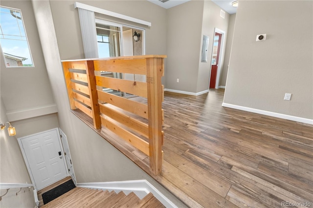 847 E 98th Ave Unit 1806, Thornton, CO 80229 - stairs with wood finished floors and baseboards