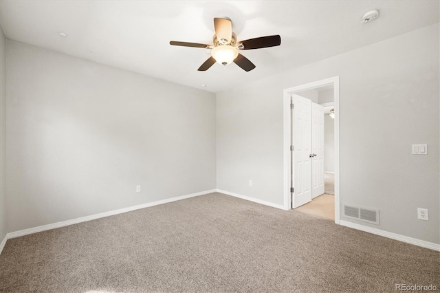 3901 Stonegrass Pt, Broomfield, CO 80023 - empty room with carpet flooring, ceiling fan, and a smoke detector