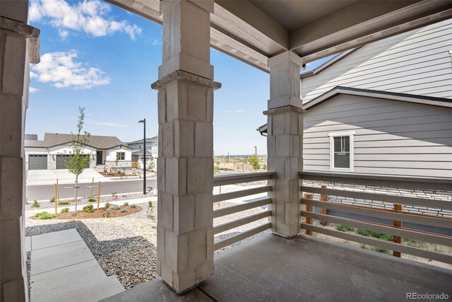 view of patio / terrace featuring a balcony