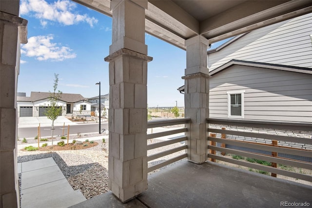 exterior space featuring a residential view