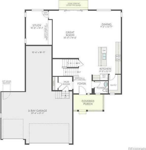 3442 N Gold Bug Ct, Aurora, CO 80019 - property floor plan