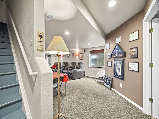 6432 S Robb Ct, Littleton, CO 80127 - playroom with carpet flooring, recessed lighting, and baseboards