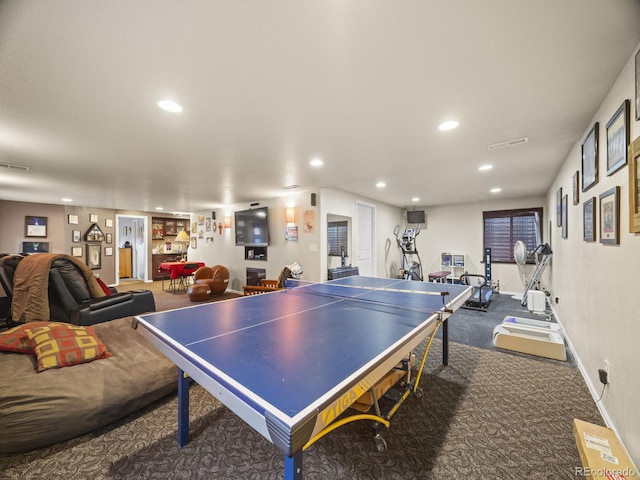 6432 S Robb Ct, Littleton, CO 80127 - recreation room with recessed lighting