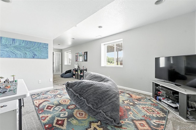 3543 Foxridge Trl, Highlands Ranch, CO 80126 - living room featuring baseboards and carpet floors
