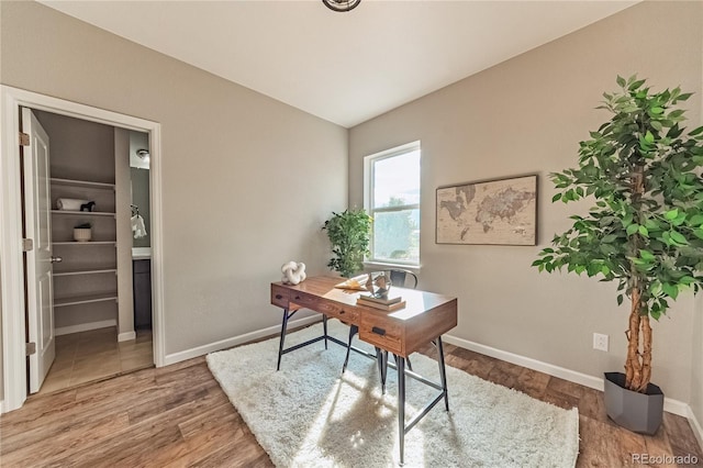 638 W 175th Ave, Broomfield, CO 80023 - office space with baseboards and wood finished floors