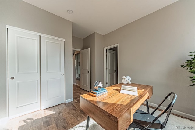 638 W 175th Ave, Broomfield, CO 80023 - office area with wood finished floors and baseboards