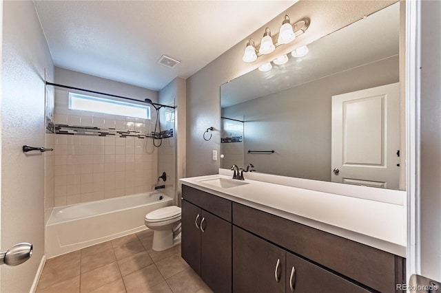 638 W 175th Ave, Broomfield, CO 80023 - full bath with tile patterned floors,  shower combination, and vanity