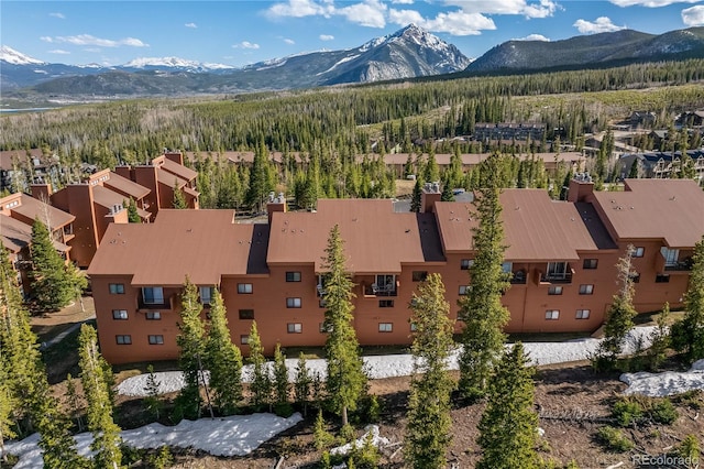 91200 Ryan Gulch Rd Unit 91222, Silverthorne, CO 80498 - drone / aerial view of a mountainous background