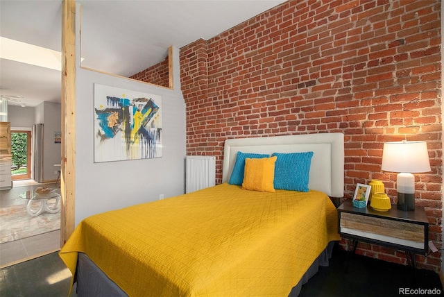 2530 Kensing Ct, Denver, CO 80211 - bedroom featuring brick wall