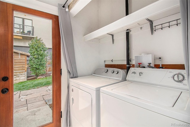 2530 Kensing Ct, Denver, CO 80211 - washroom featuring separate washer and dryer