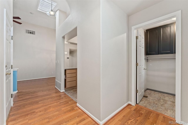 4195 W 111th Cir, Westminster, CO 80031 - hall featuring light wood-style flooring and baseboards