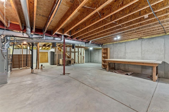 4195 W 111th Cir, Westminster, CO 80031 - unfinished below grade area with heating unit