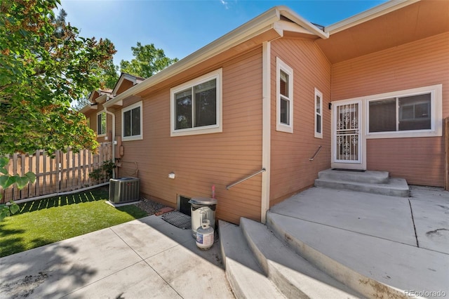 4195 W 111th Cir, Westminster, CO 80031 - view of property exterior featuring a patio area and cooling unit