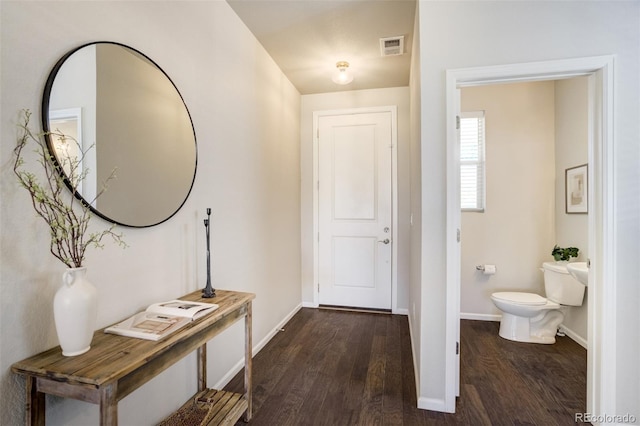 6689 Backcountry Loop, Colorado Springs, CO 80927 - bathroom with wood finished floors and toilet