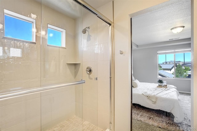 6689 Backcountry Loop, Colorado Springs, CO 80927 - ensuite bathroom with a stall shower and plenty of natural light