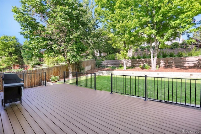 7420 S Houstoun Waring Cir, Littleton, CO 80120 - view of wooden terrace