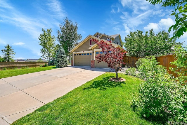 16500 Hitching Post Cir, Parker, CO 80134 - view of front of home featuring brick siding, driveway, and a garage