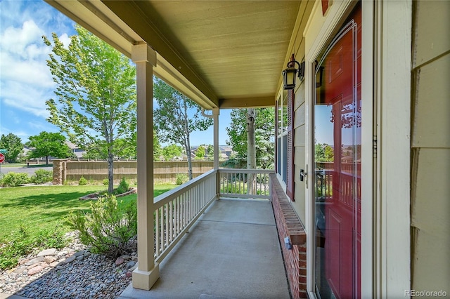 16500 Hitching Post Cir, Parker, CO 80134 - covered porch featuring a yard