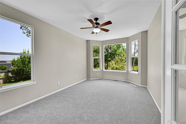 16500 Hitching Post Cir, Parker, CO 80134 - carpeted spare room with a ceiling fan and baseboards