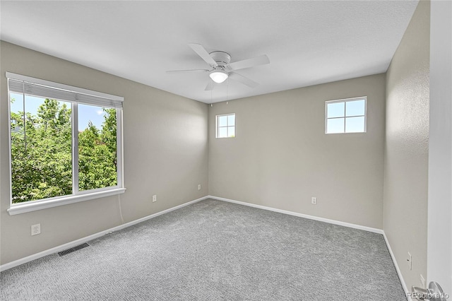 16500 Hitching Post Cir, Parker, CO 80134 - empty room featuring a ceiling fan and carpet flooring