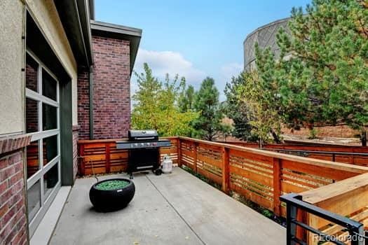 view of patio / terrace featuring grilling area