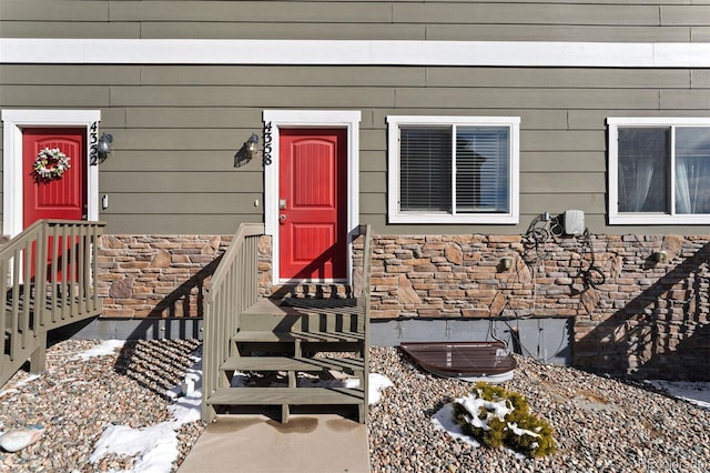 view of entrance to property