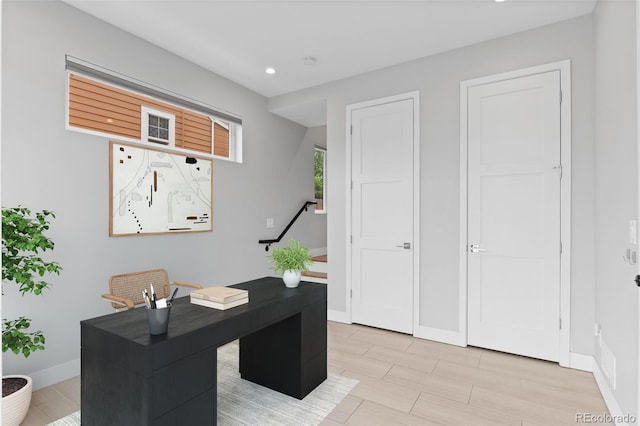 1284 Tennyson St Unit 1, Denver, CO 80204 - office space featuring baseboards and recessed lighting