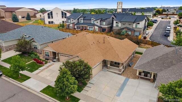 4400 S Ensenada St, Aurora, CO 80015 - aerial perspective of suburban area