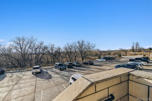 view of uncovered parking lot