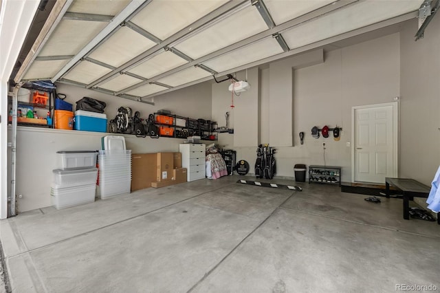 2528 Concord Cir, Lafayette, CO 80026 - garage featuring a garage door opener