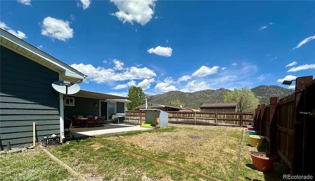 98 Baylor Dr, Buena Vista, CO 81211 - view of yard featuring a mountain view and a patio