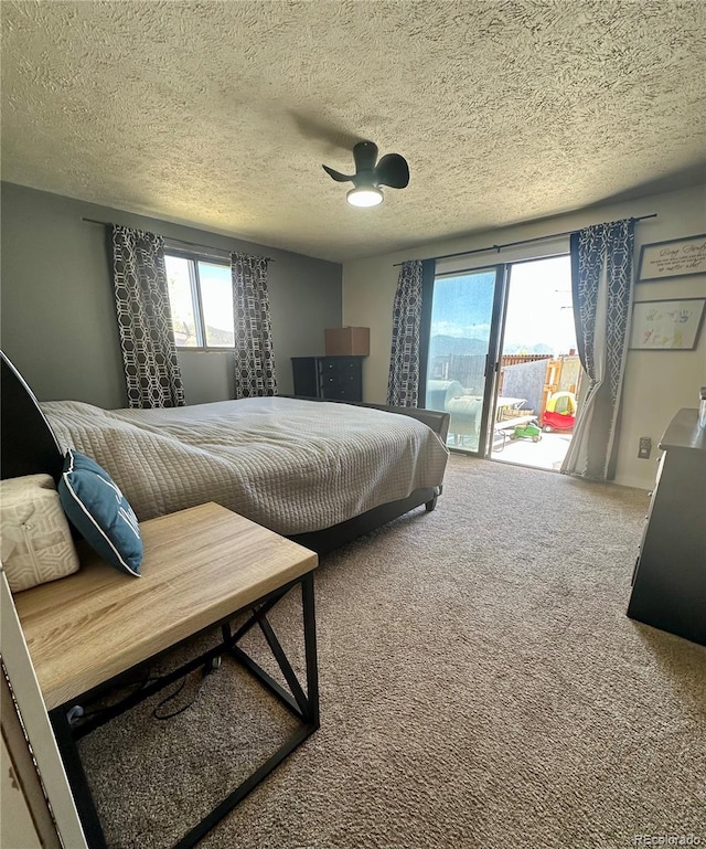 98 Baylor Dr, Buena Vista, CO 81211 - bedroom with carpet floors and a textured ceiling