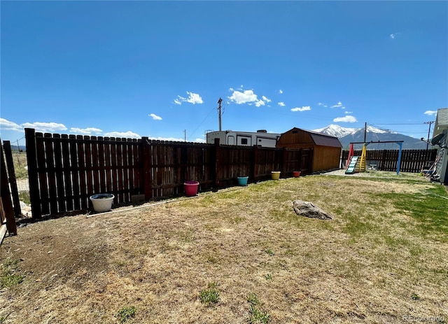 98 Baylor Dr, Buena Vista, CO 81211 - view of yard with a playground