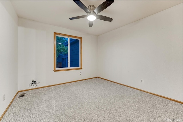 1838 Mountain Daisy Ct, Highlands Ranch, CO 80129 - empty room featuring carpet floors and ceiling fan