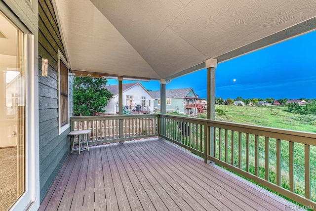 1838 Mountain Daisy Ct, Highlands Ranch, CO 80129 - wooden terrace with a residential view