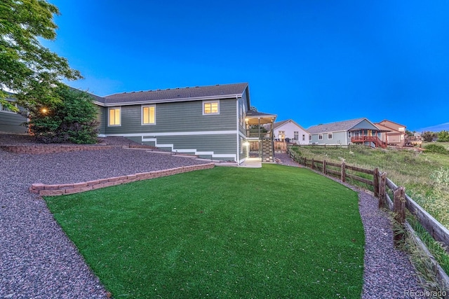 1838 Mountain Daisy Ct, Highlands Ranch, CO 80129 - back of house with stairs