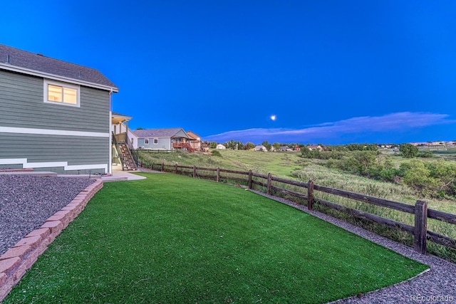 1838 Mountain Daisy Ct, Highlands Ranch, CO 80129 - view of yard with stairway
