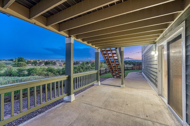 1838 Mountain Daisy Ct, Highlands Ranch, CO 80129 - view of patio / terrace with stairway