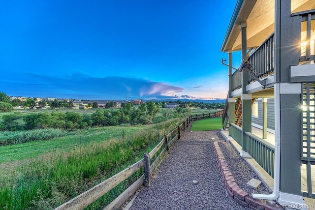 1838 Mountain Daisy Ct, Highlands Ranch, CO 80129 - view of yard at dusk