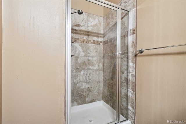 bathroom with walk in shower