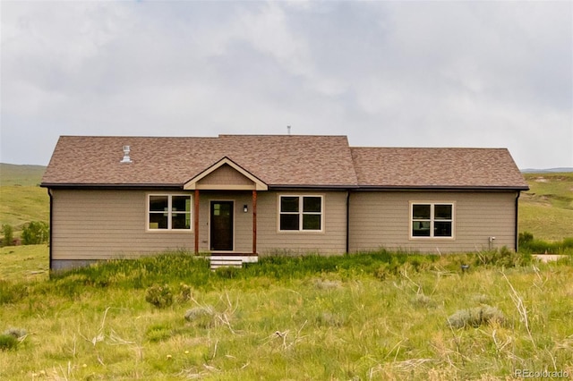 19500 Wedemeyer Rd, Kiowa, CO 80117 - single story home with a shingled roof
