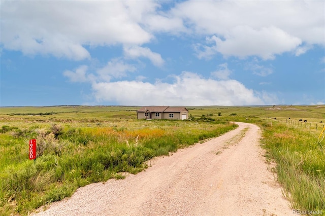 19500 Wedemeyer Rd, Kiowa, CO 80117 - view of dirt / gravel road featuring a rural view