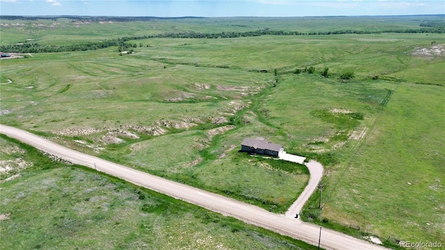 19500 Wedemeyer Rd, Kiowa, CO 80117 - aerial view of property's location featuring rural landscape