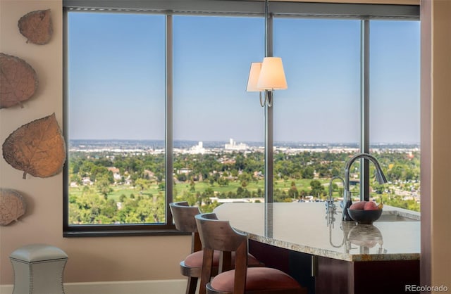 view of dining space