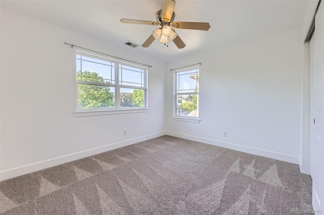 3514 E 141st Dr, Thornton, CO 80602 - carpeted empty room with baseboards and ceiling fan