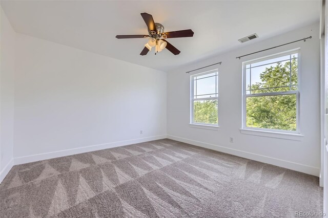 3514 E 141st Dr, Thornton, CO 80602 - unfurnished room with light colored carpet and ceiling fan