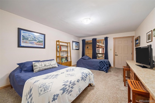805 Columbine Rd Unit 202, Breckenridge, CO 80424 - bedroom with light colored carpet and baseboards