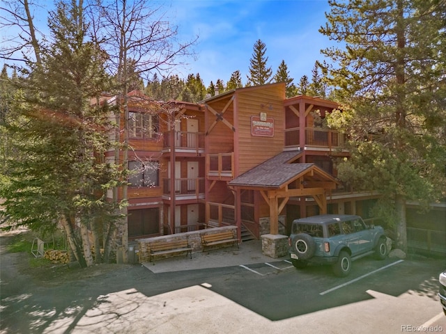 805 Columbine Rd Unit 202, Breckenridge, CO 80424 - view of building exterior featuring uncovered parking
