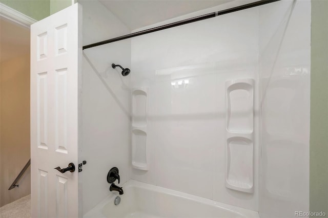 bathroom featuring shower / bathing tub combination